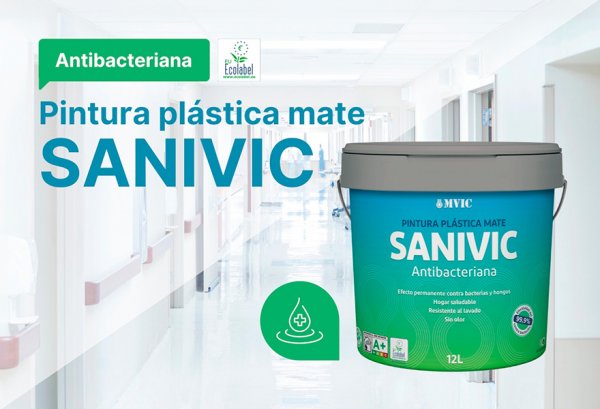 SANIVIC, PROTECTS THE WALLS FROM BACTERIA AND FUNGI!